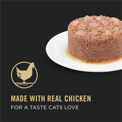 Purina Pro Plan zoom sur texture de la pâté détail appétissant et haut protéique