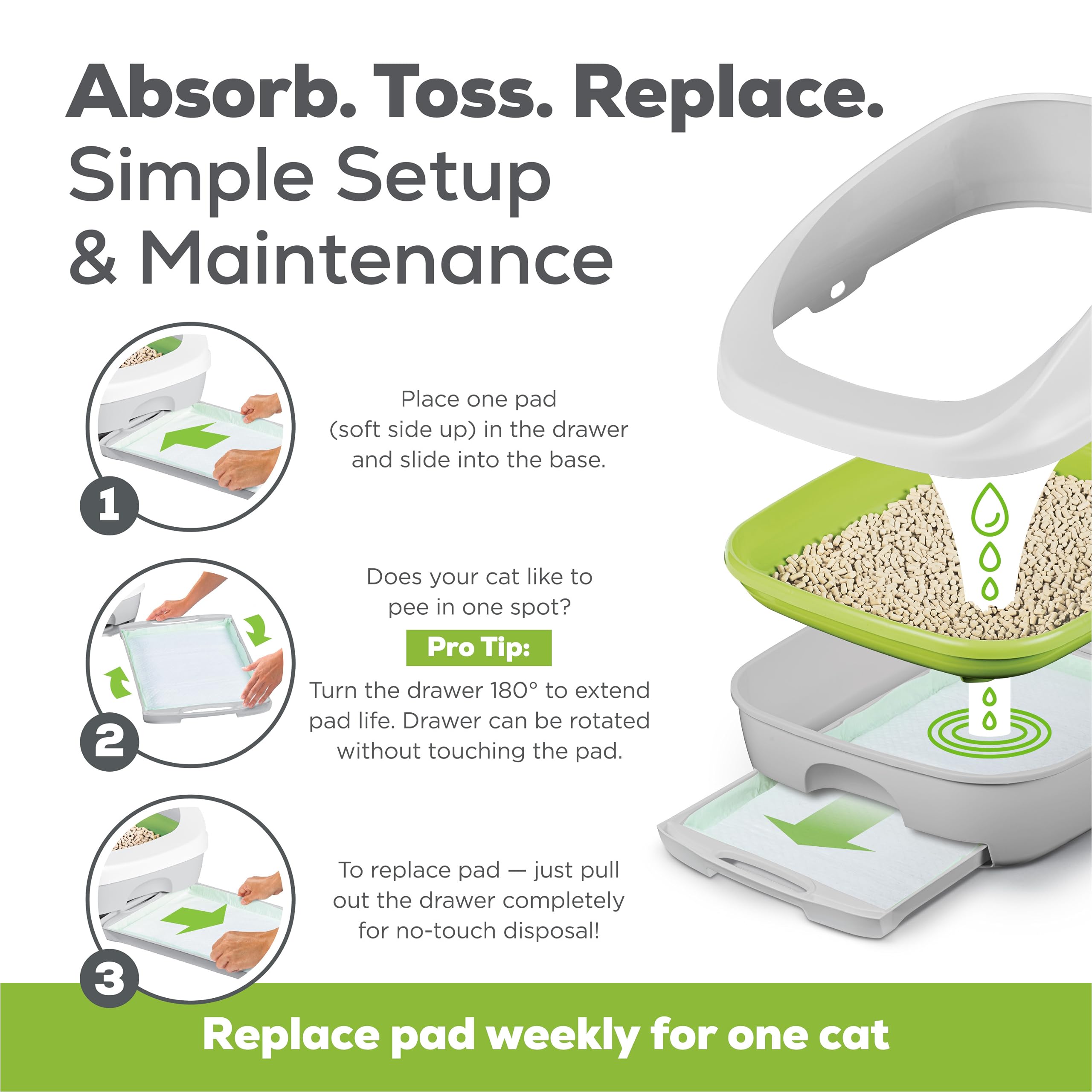 Détail de l’emballage Purina Tidy Cats avec informations produit lisibles