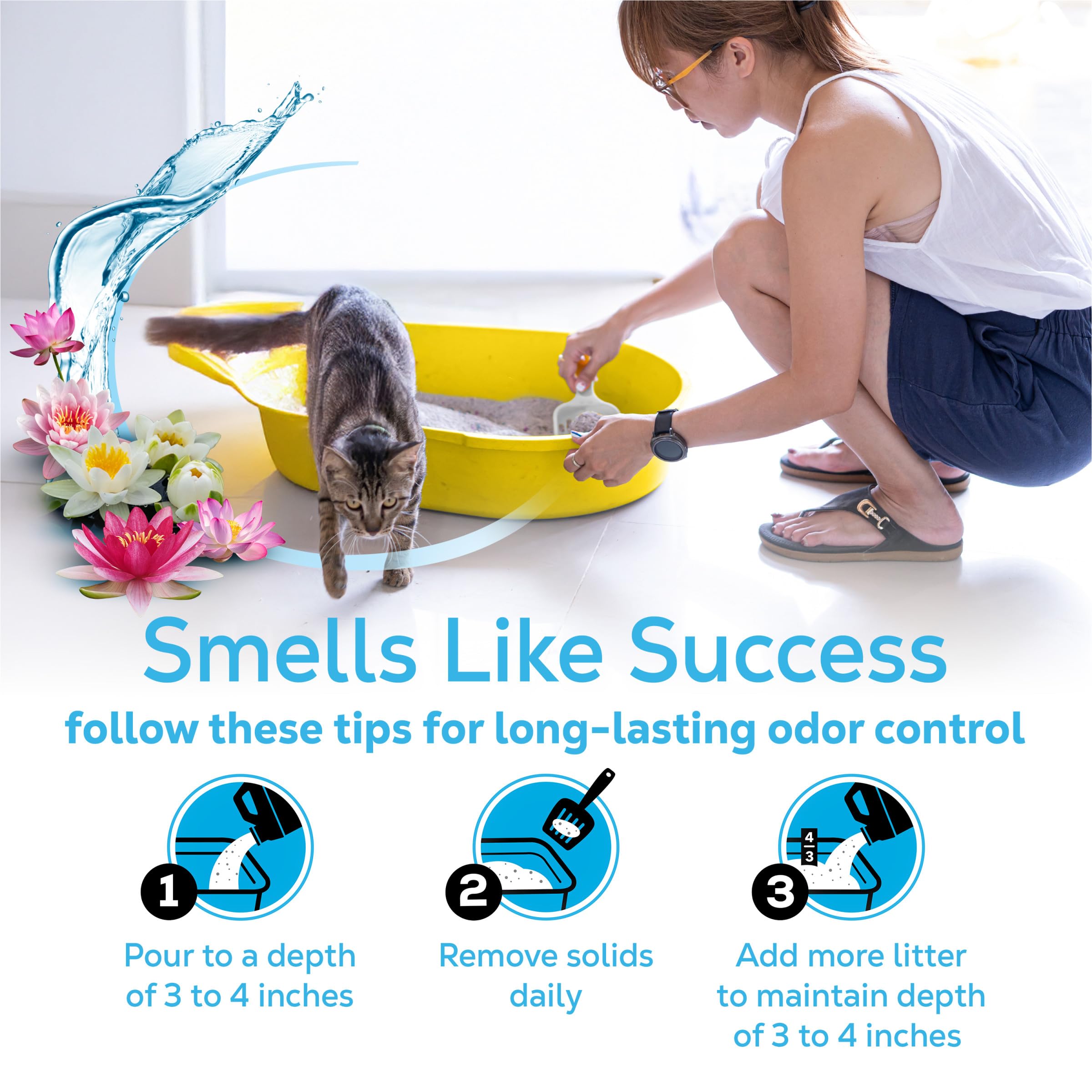 Purina Tidy Cats étiquette produit avec instructions et ingrédients