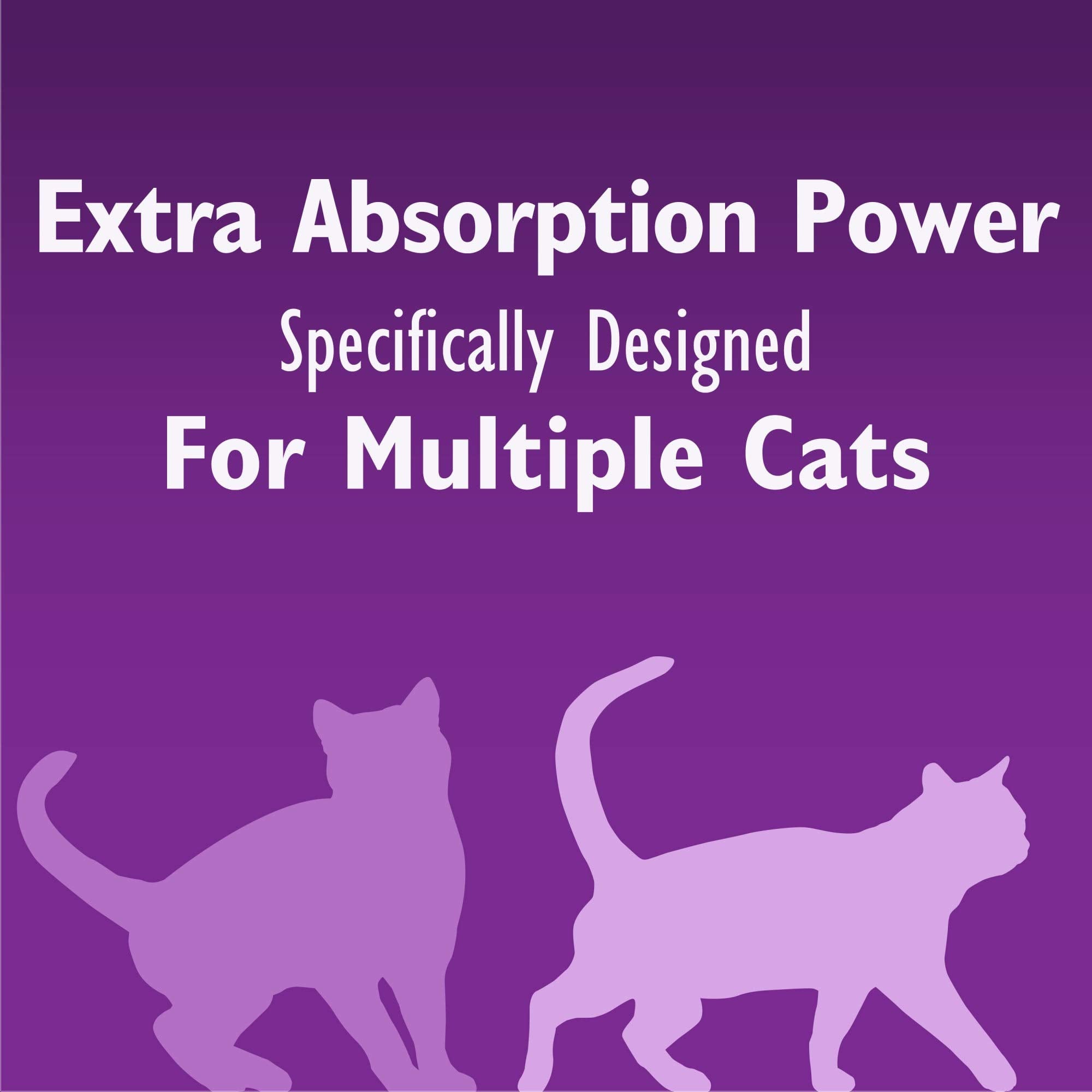 Purina Tidy Cats comparaison d'échelle avec main illustrant la taille pratique