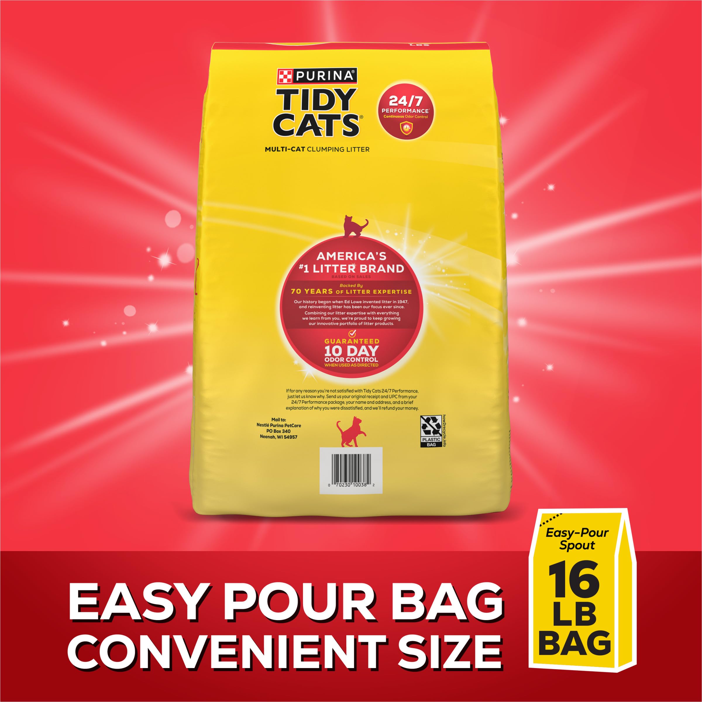 Purina Tidy Cats lifestyle intérieur montrant un salon propre grâce au contrôle d'odeurs