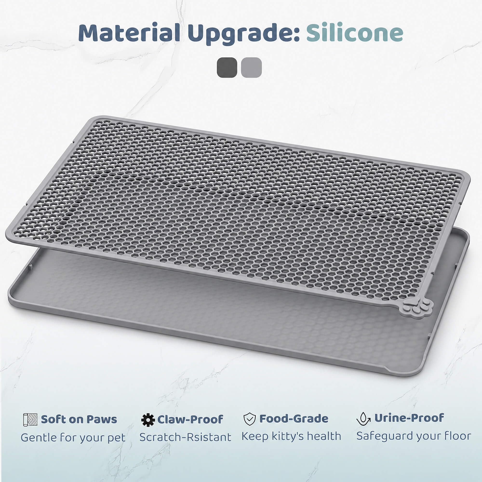 Purrersia tapis échelle comparaison taille pour petit espace
