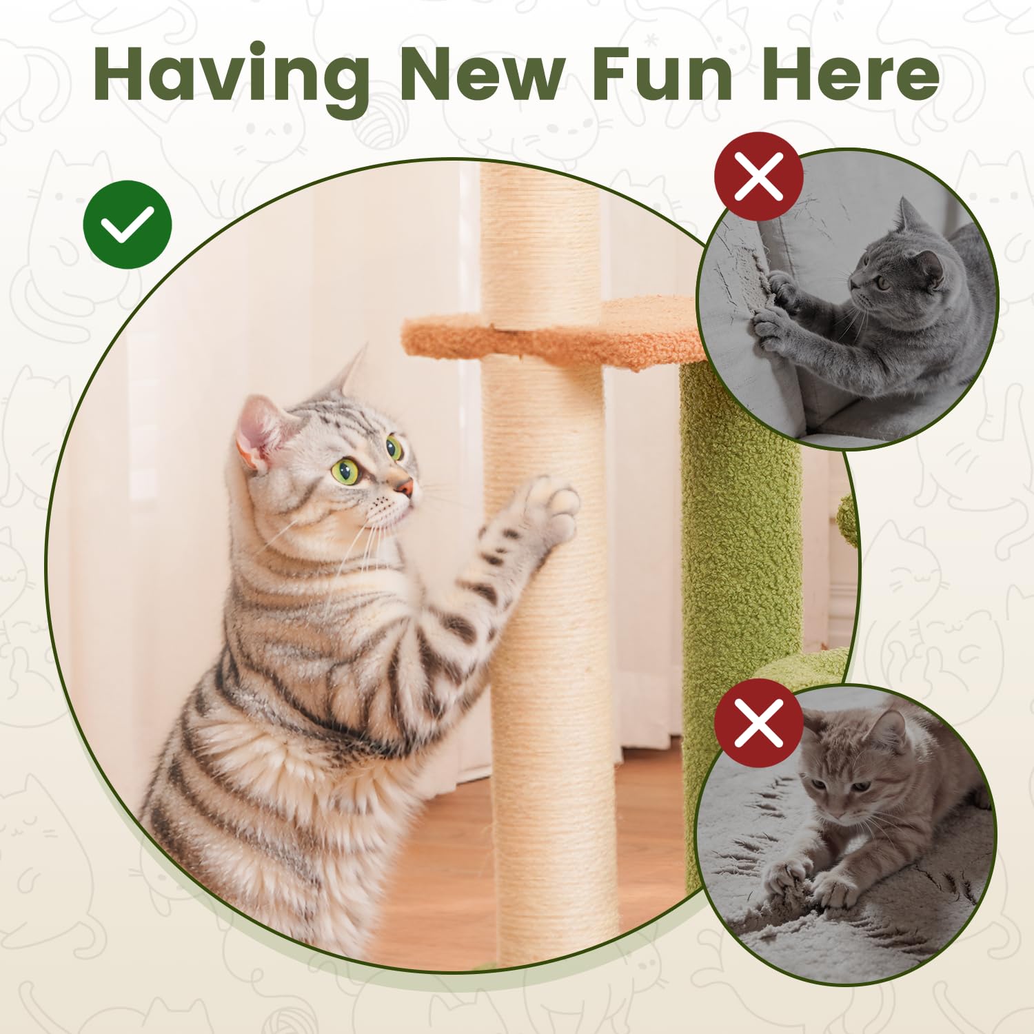 PurrSonic feuillage décoratif s'intégrant au salon sans abîmer plantes