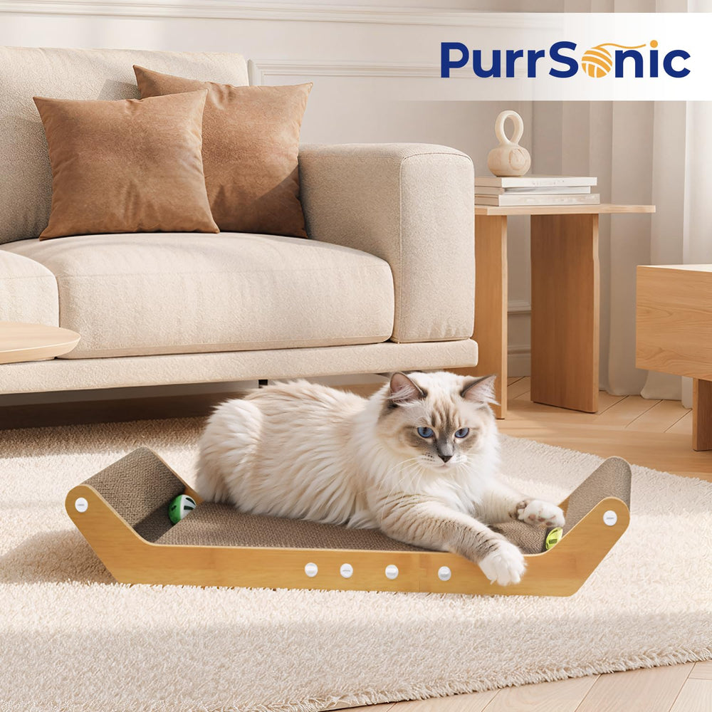 PurrSonic courbure du lounge montrant confort pour tête et cou