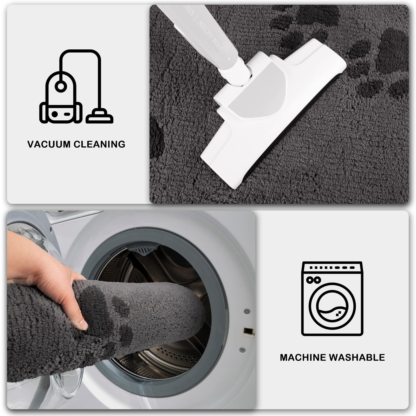 PURRUGS couture du bord renforcé, empêche le curling et augmente la durabilité