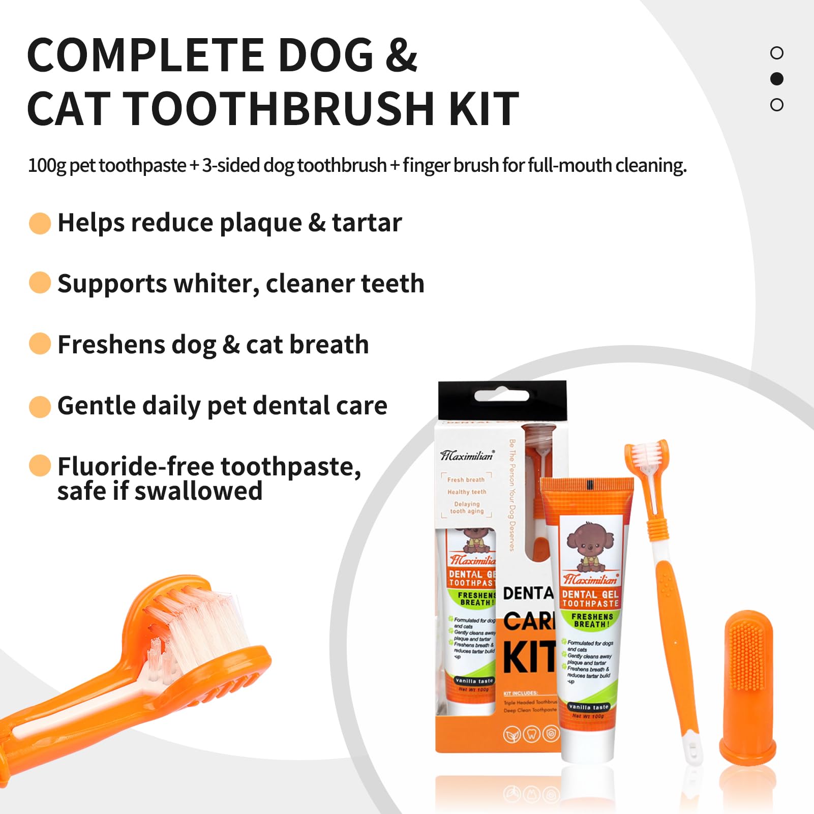put girl tube dentifrice vanille affichant l'étiquette et la contenance sûre