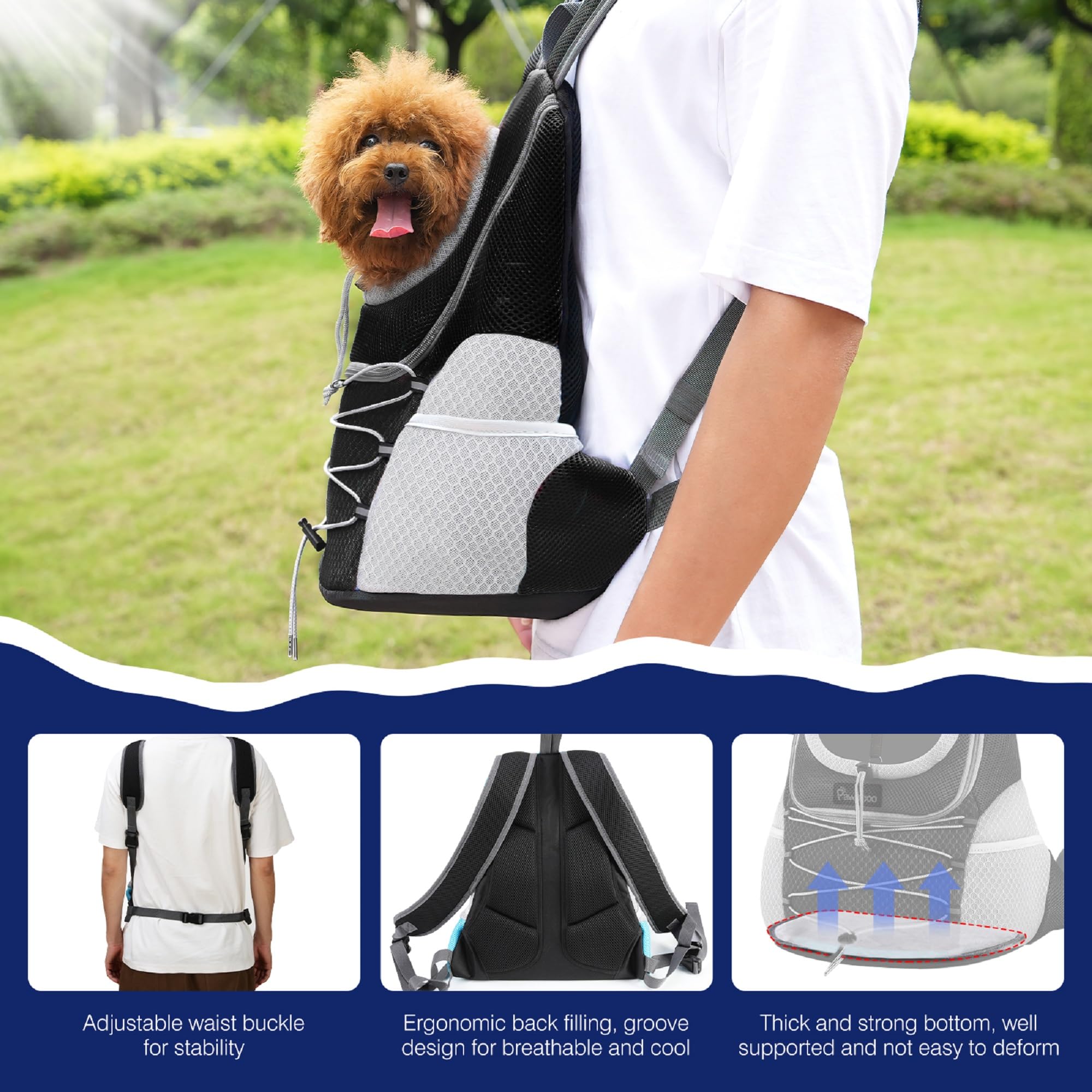 Pawaboo poches latérales pour ranger téléphone et petits objets