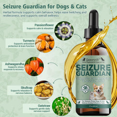 Qanoreth Seizure Guardian administration à un chien pour calmer le comportement