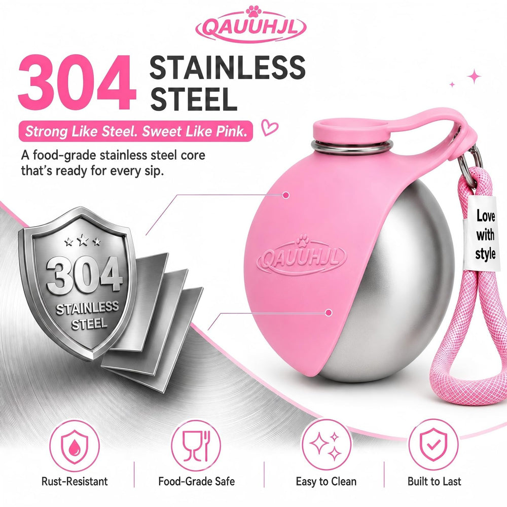 QAUUHJL comparaison de taille, montre capacité 300 ml adaptée aux petits animaux