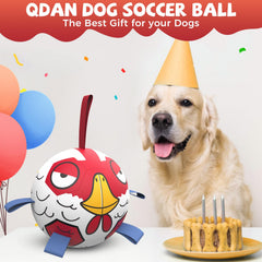QDAN ballon de foot plan sur onglets en nylon facilitant rebonds irréguliers