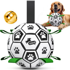 QDAN balle football vue avant montrant forme et durabilité pour jeux