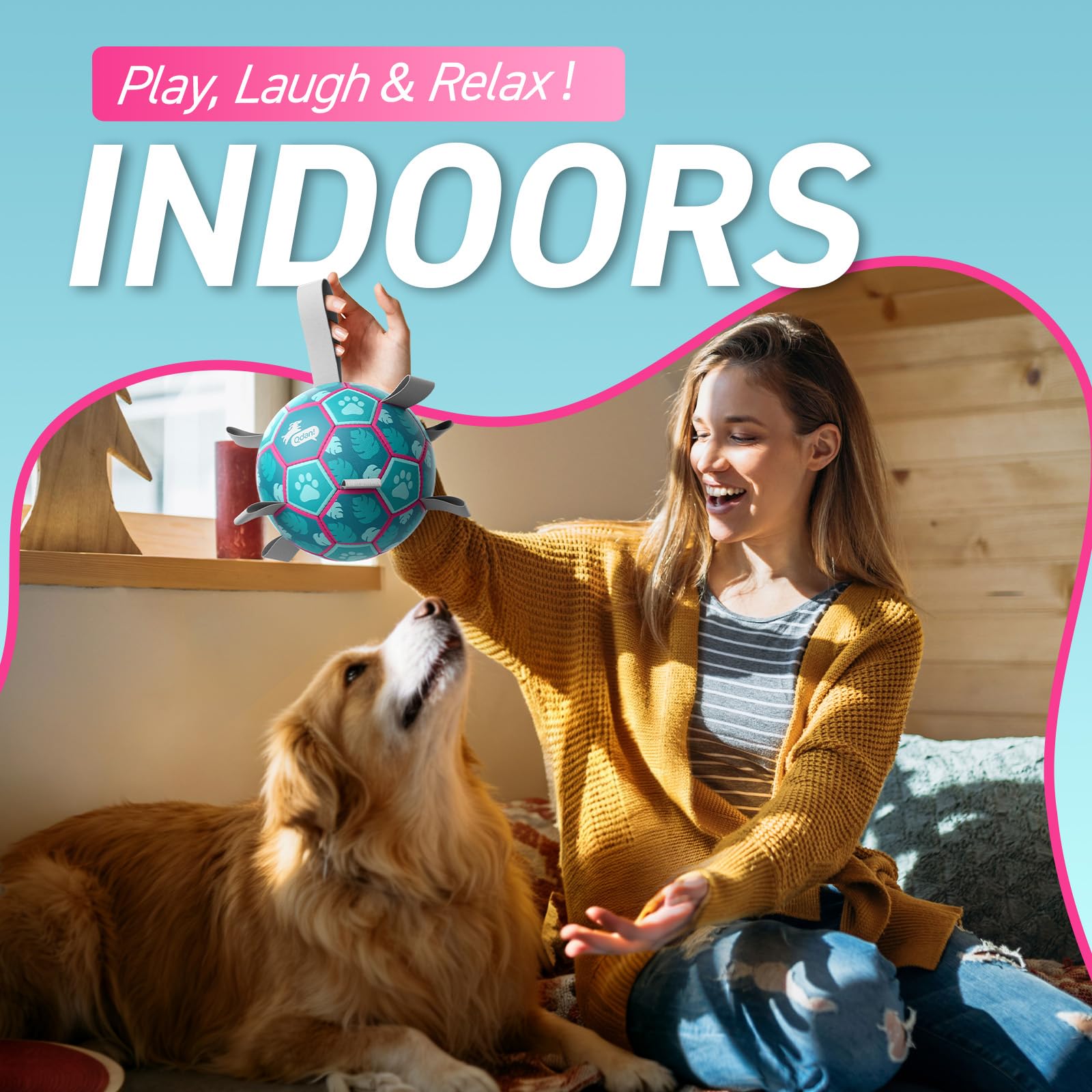 QDAN jouet dans un salon illustrant jeu intérieur sécurisé