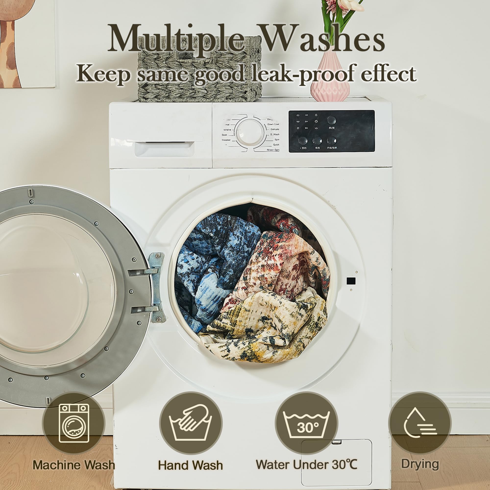 Qeils tapis comparaison taille avec objet quotidien montre échelle pratique