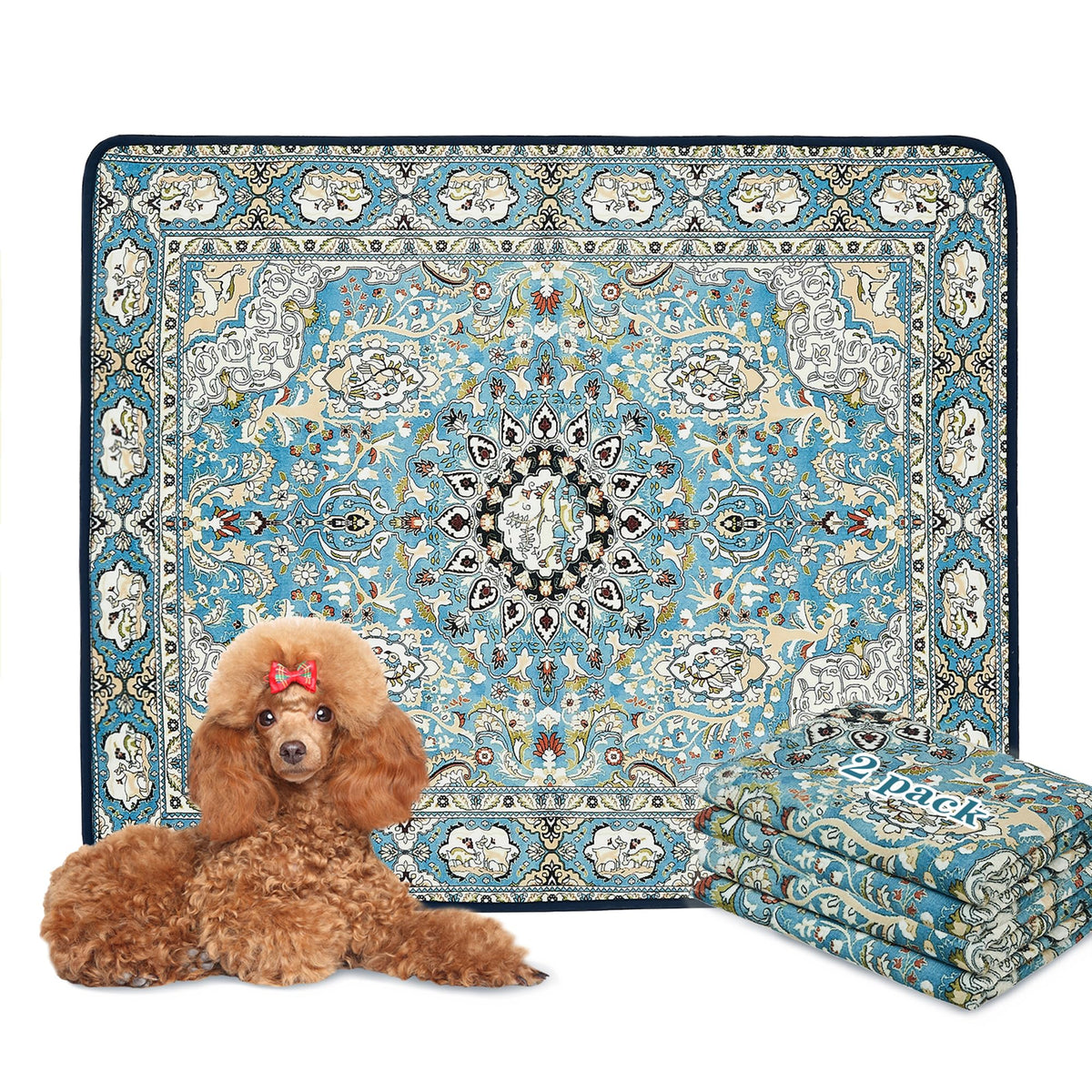 Qeils tapis face avant emballage montrant protection et taille