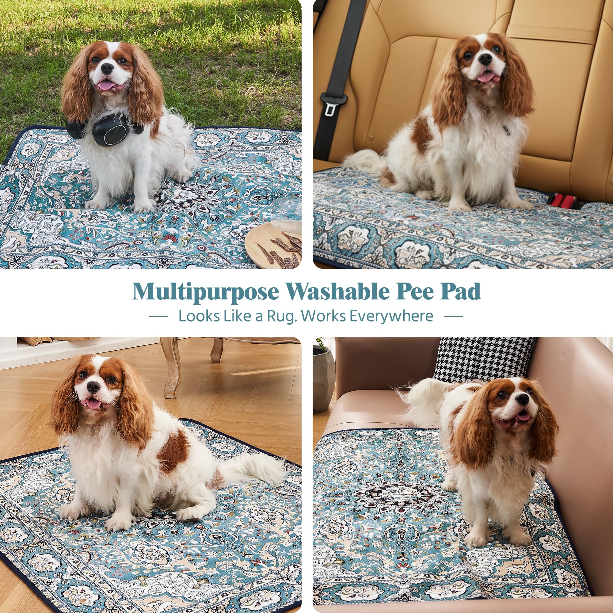 Qeils tapis plié pour transport facile et usage en déplacement