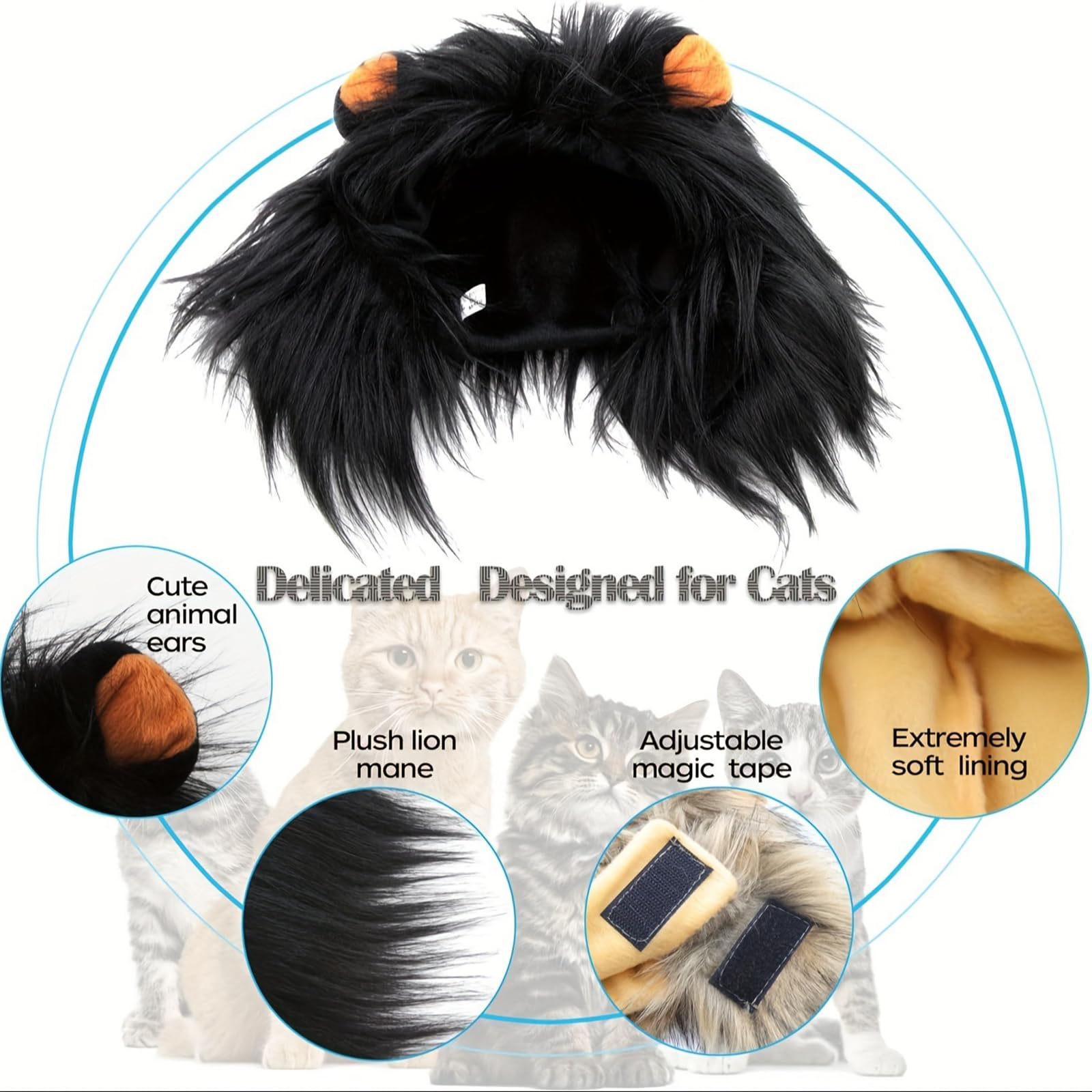 Qiansail chapeau lapin profil, rend le chien plus mignon