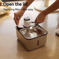 Qinliy réservoir ouvert montrant la grande capacité utile 3,6 L