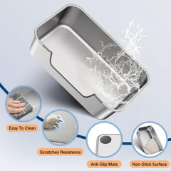 Qiuma détail surface inox non adhérente facilitant nettoyage