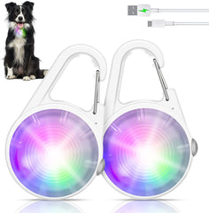 QIZIYARDALL lampe collier vue de face montrant un éclairage puissant