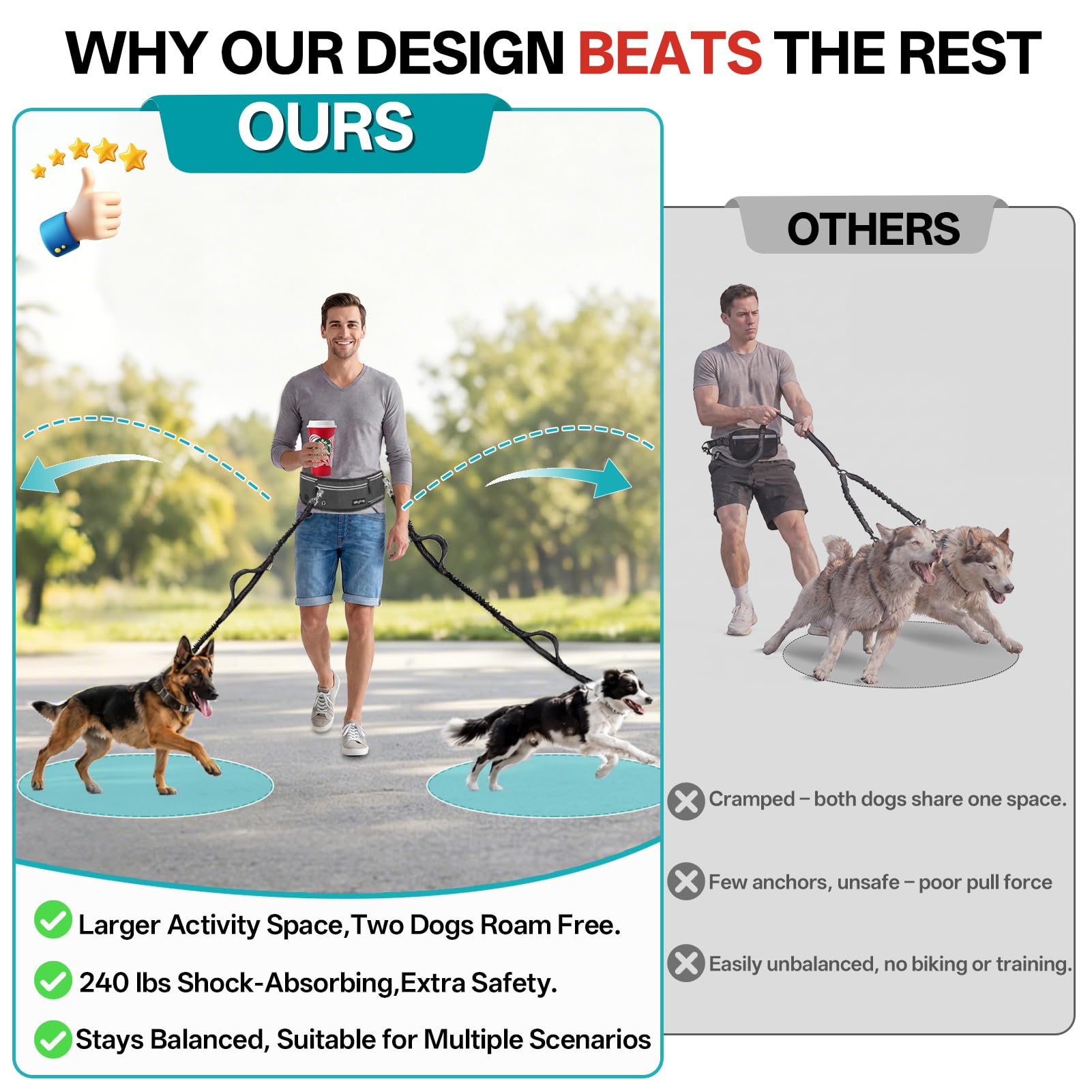 Qltytoy ceinture porte‑objets ouverte organise téléphone et clés