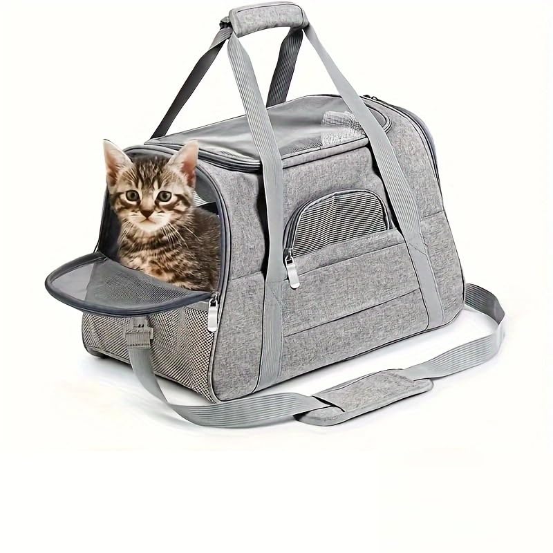 QQLe sac de transport face ouverte montrant espace confortable