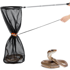 Qualirey face du filet attrape-serpents montrant finition et maniabilité