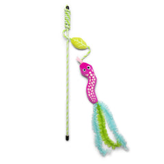 Quirky Kitty baguette-serpent en emballage montrant design phosphorescent et attrait cataire
