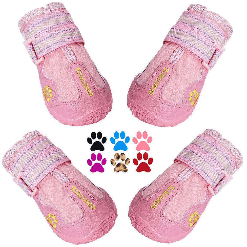 QUMY bottines présentation packaging montrant protection et design
