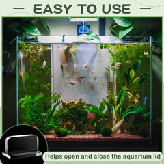 Qunclay poignée aquarium installation main pour collage rapide et simple