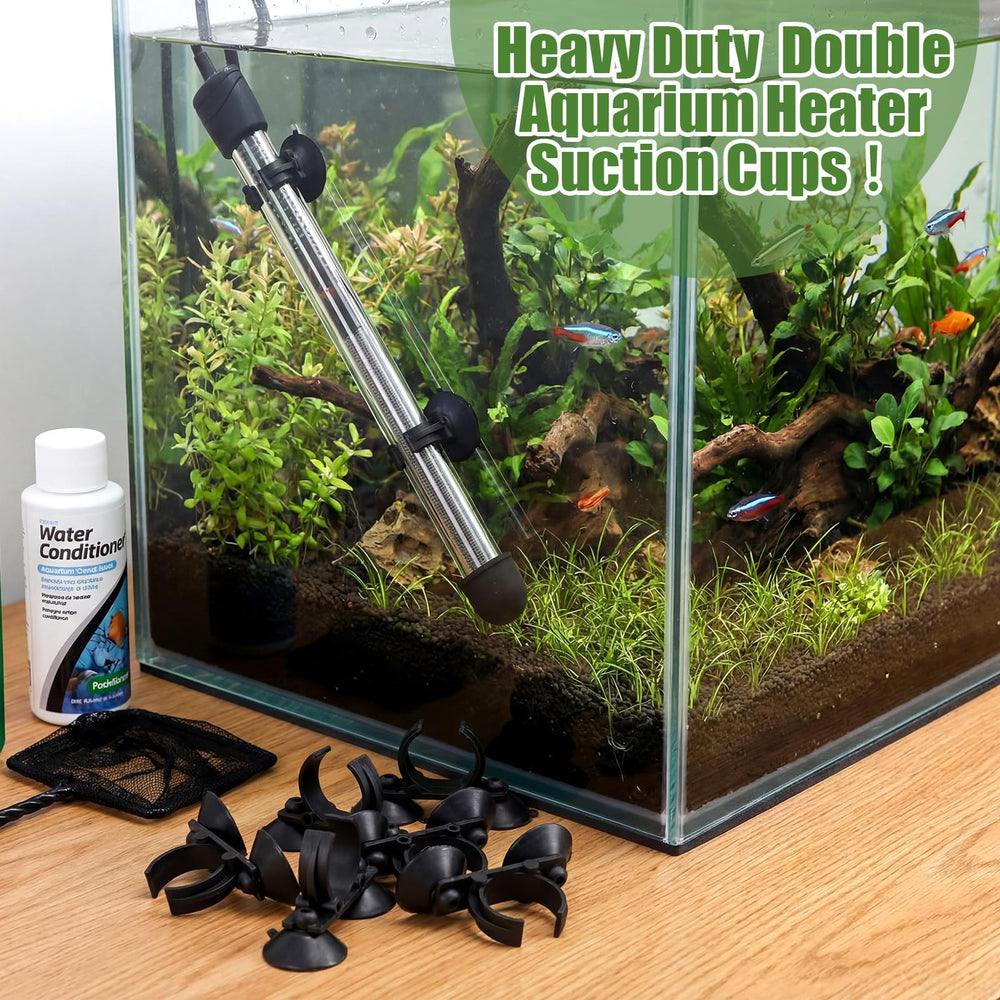 Qunclay ventouse en aquarium, sécurité accrue pour poissons