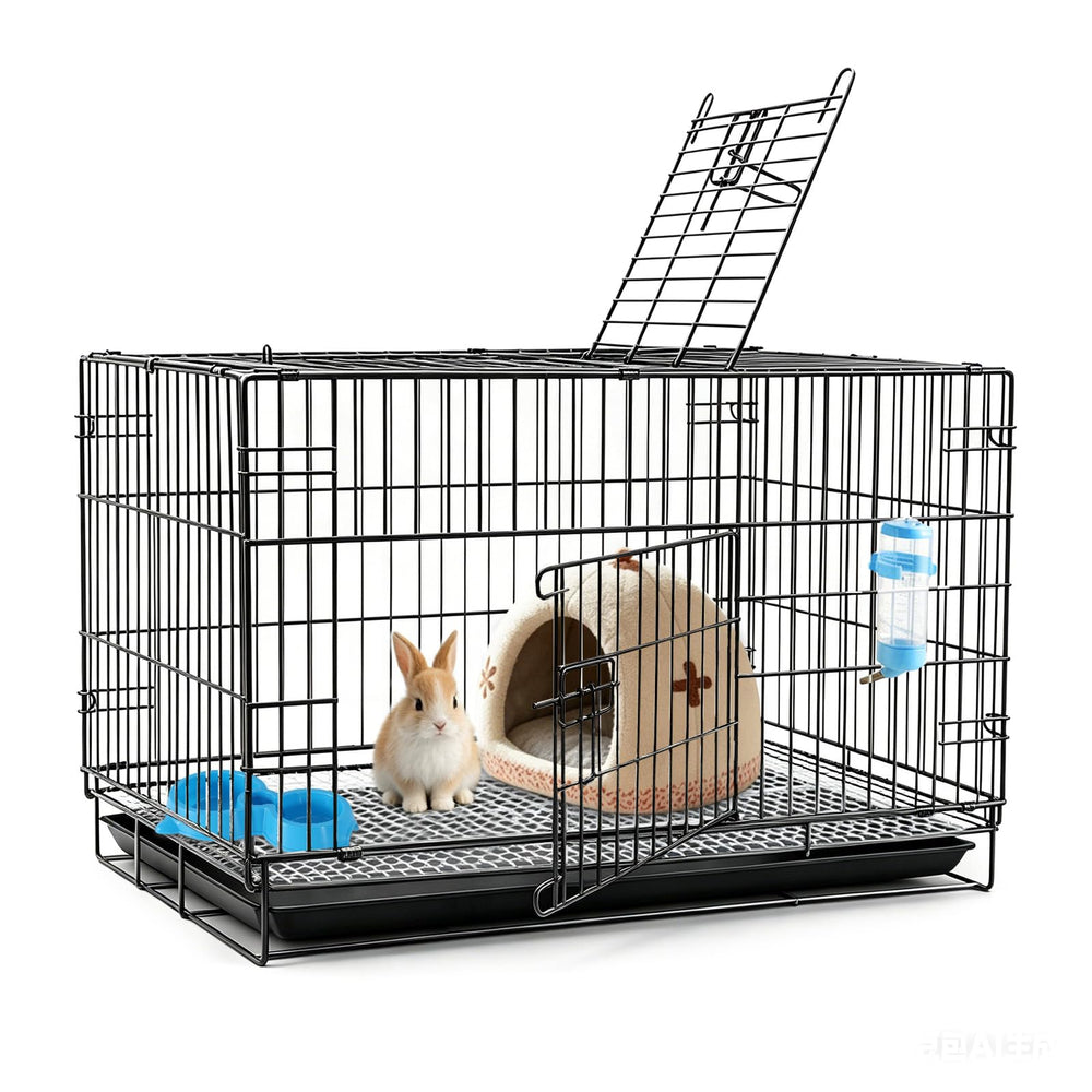 Qupzsen cage face ouverte montrant accès facile pour entretien