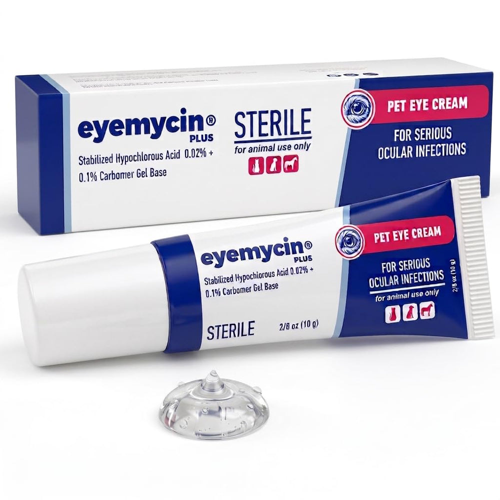 QUQU Natural EYEMYCIN tube face avant montrant l'emballage et l'utilisation facile