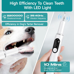 QVKHPCL LED éclairant la bouche d’un chien, meilleure visibilité pour un soin sûr