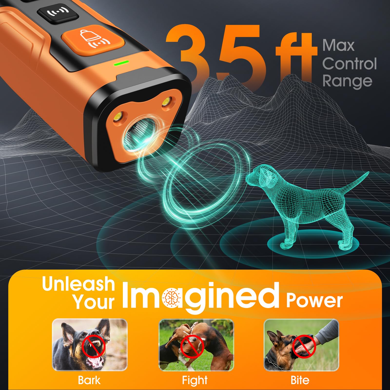 QVNNVQ tenu en main en promenade, portabilité et contrôle