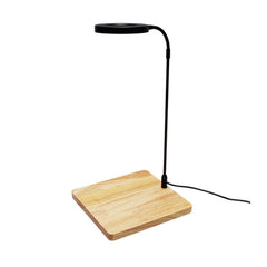 QWLWBU vue avant de la lampe LED posée sur aquarium, éclairage naturel