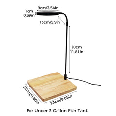 QWLWBU lampe utilisée sur un nano-aquarium, favorise esthétique et croissance