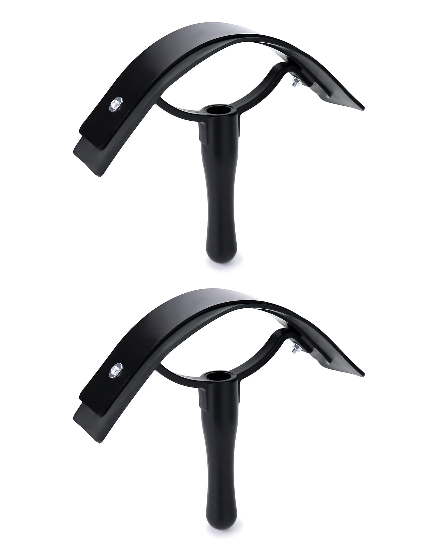 QWORK racleur face avant montrant design ergonomique pour pansage rapide
