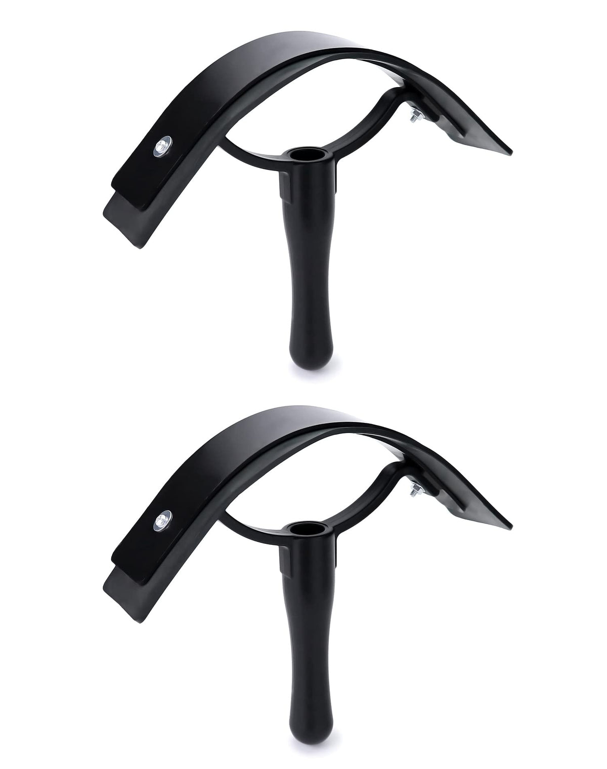 QWORK racleur face avant montrant design ergonomique pour pansage rapide