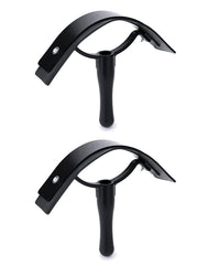 QWORK racleur face avant montrant design ergonomique pour pansage rapide