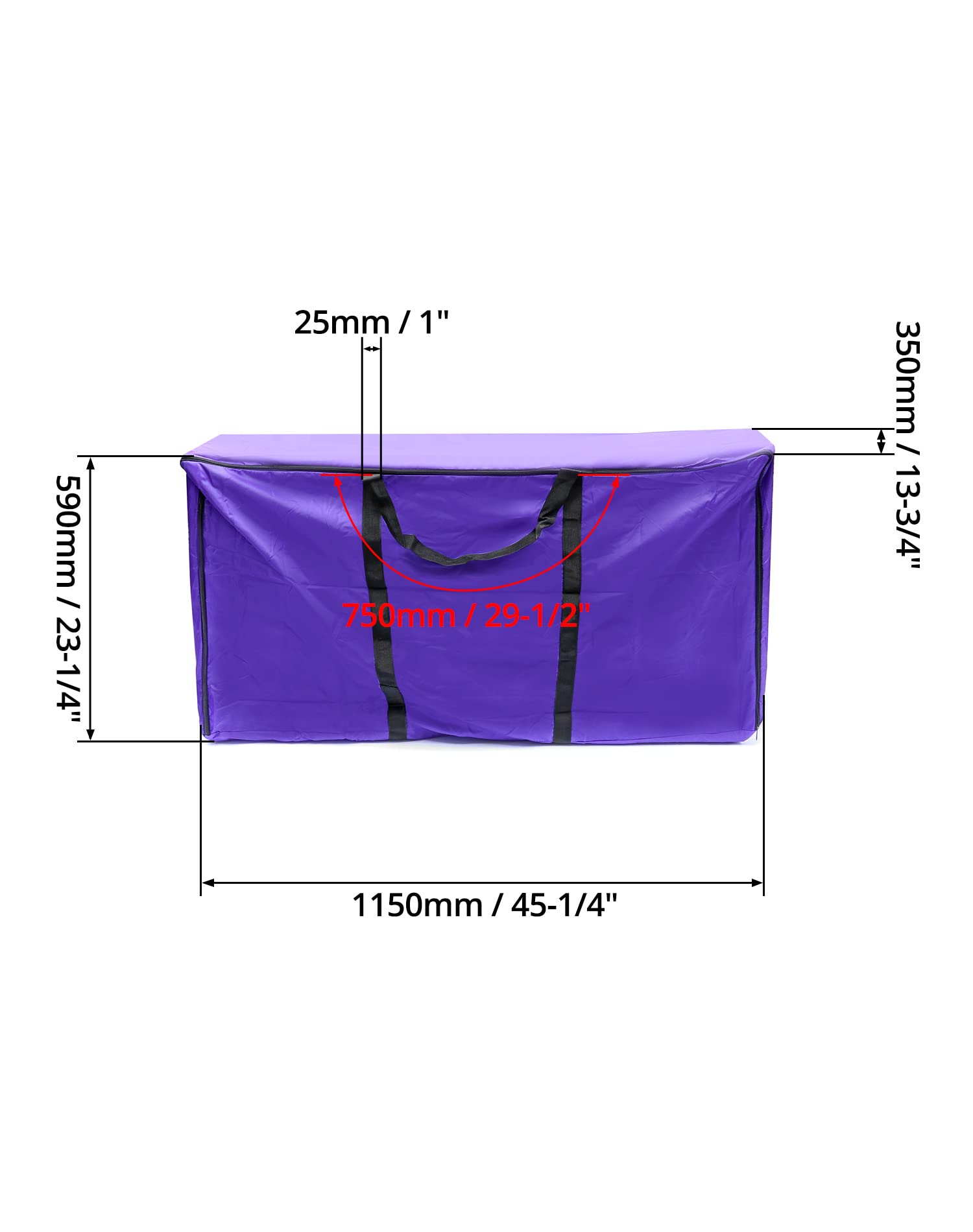QWORK sac plié pour rangement compact et gain de place