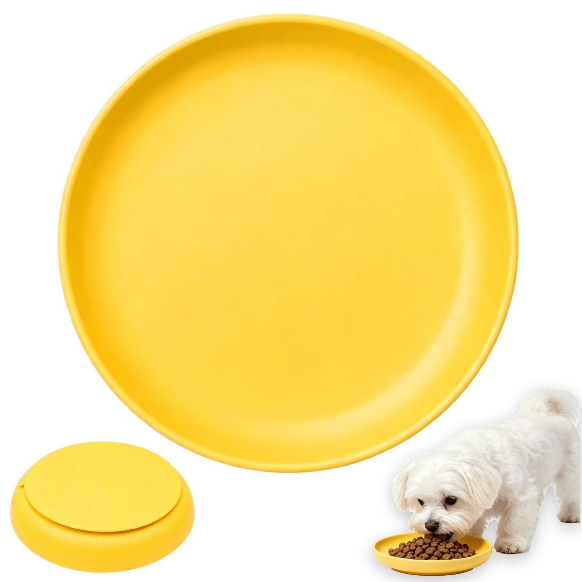 Qyeejong gamelle face avant montrant la large surface stable