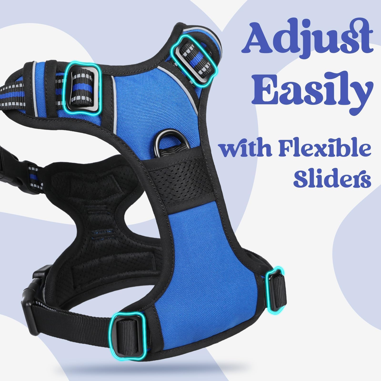 rabbitgoo attache avant anti-traction pour promenées plus calmes