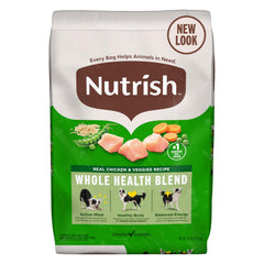 Rachael Ray Nutrish sac avant montrant 14 lb et bénéfice nutritionnel