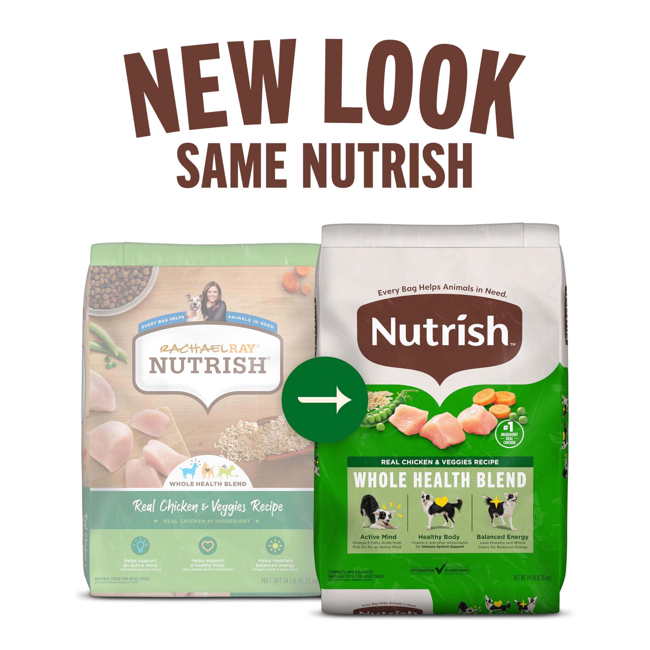 Rachael Ray Nutrish gros plan des granules pour appétence et qualité