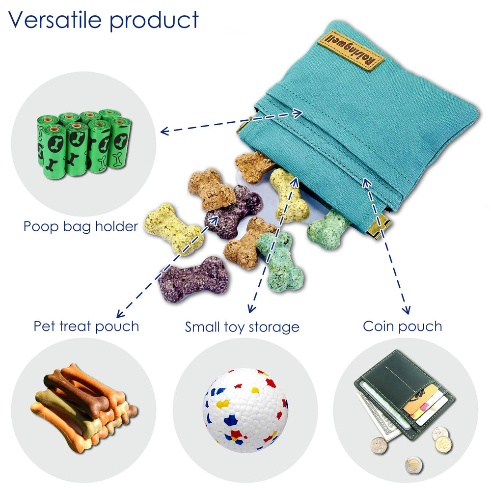 Raisingwell pochette près d'un porte-clés pour comparaison de taille portable