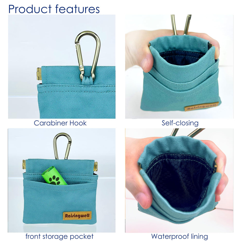 Raisingwell pochette accrochée à la laisse mains libres pour promenade