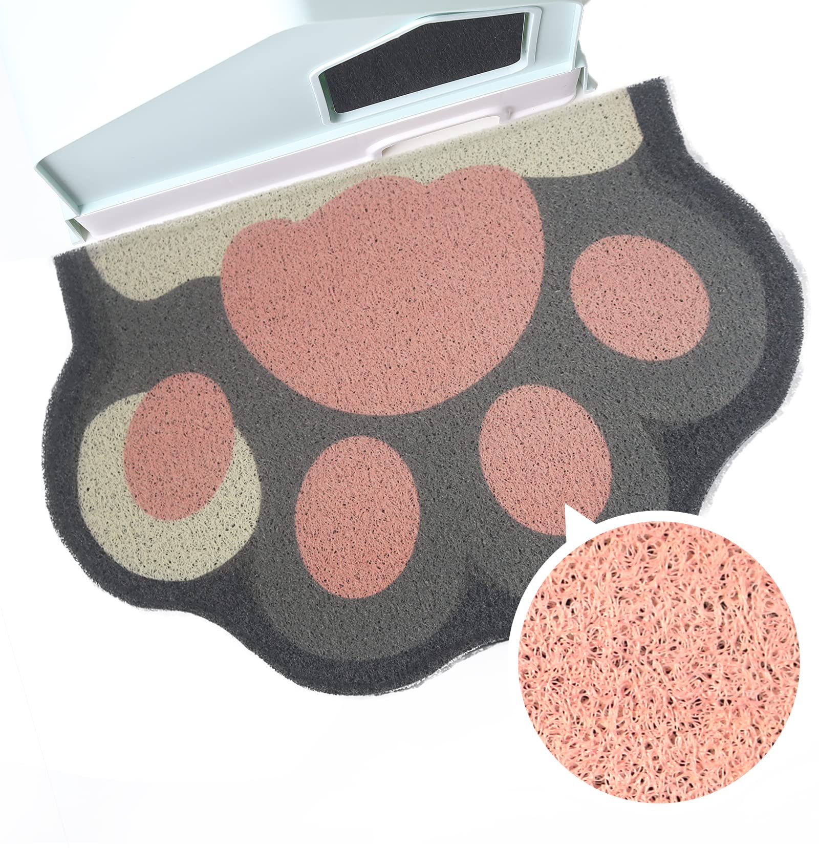 Rarenut tapis face avant montrant motif mignon et protection du sol