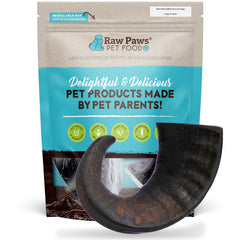 Raw Paws corne de buffle packaging avant montrant produit naturel et robuste