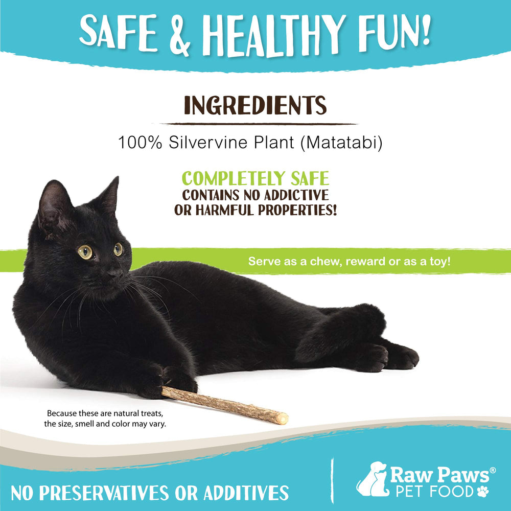 Raw Paws bâton en main pour montrer l'échelle et faciliter le choix