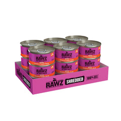 Rawz gros plan sur texture râpée garantissant appétence et hydratation